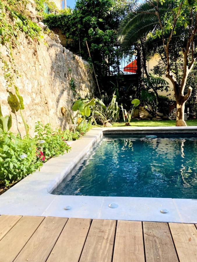Appartement Lumineux Avec Terrasse Jardin Et Acces Piscine Villefranche-sur-Mer Dış mekan fotoğraf